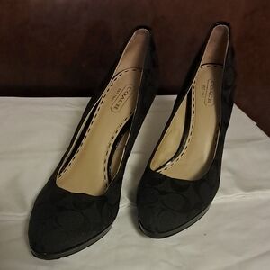 Coach Elegant Black Women's Heels
